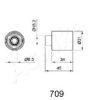 ASHIKA 45-07-709 Tensioner, timing belt